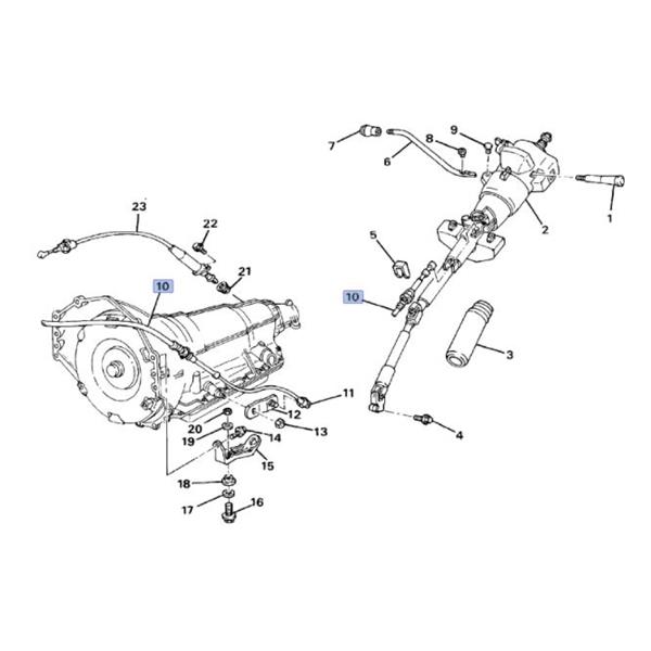 Schaltseil für Automatikgetriebe (OEM: 15693343)