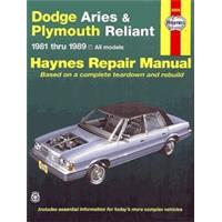 Reparaturanleitung Dodge Aries & Plymouth Reliant 1981-1989