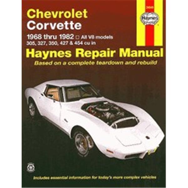 Reparaturanleitung Chevrolet Corvette 1968-1982